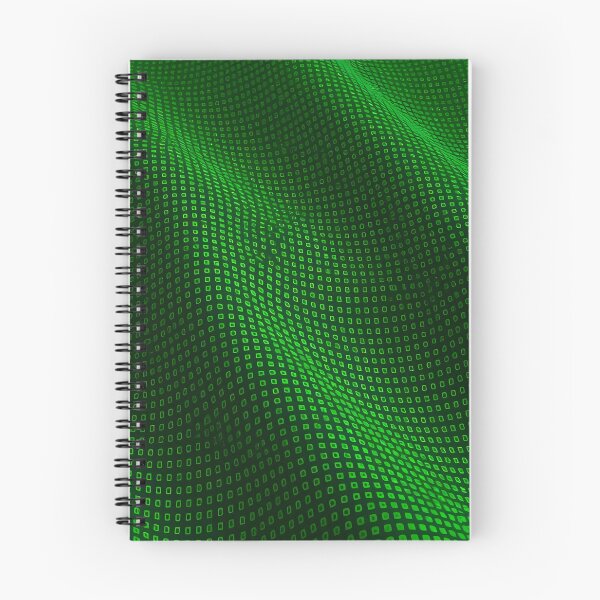 Item preview, Waves, Sinusoidal, Green Matrix. Symbols Pixels Digital, Repeated Patterns Textures  designed and sold by Digital-Davinci.