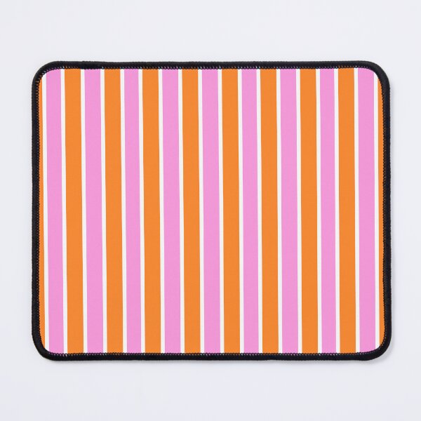 Item preview, Orange and Pink and Thin White Stripes Pinstripes designed and sold by OneThreeSix.