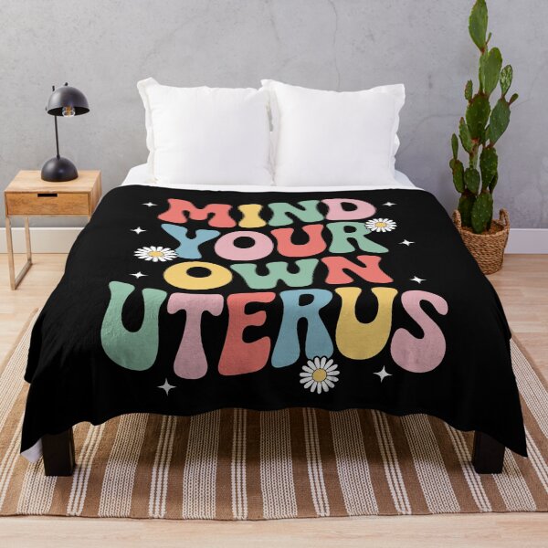 Item preview, Mind Your Own Uterus Floral designed and sold by KarimSoCute.