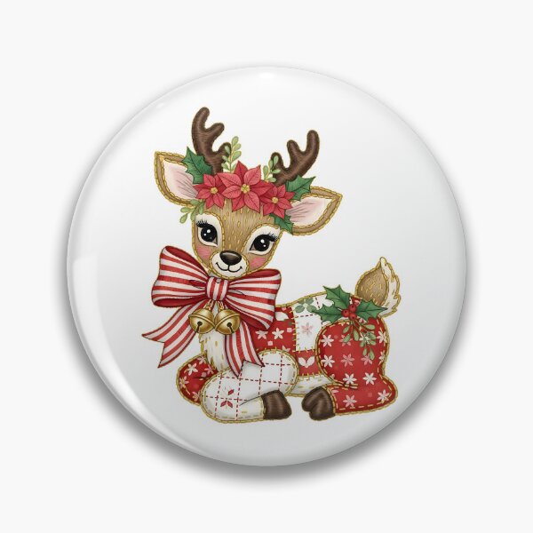 Item preview, Christmas Deer Patchwork designed and sold by Gabeshaffer.