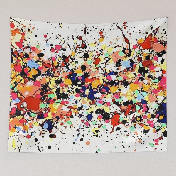 Item preview, Colorful Paint Drips designed and sold by ViaARTfactory.