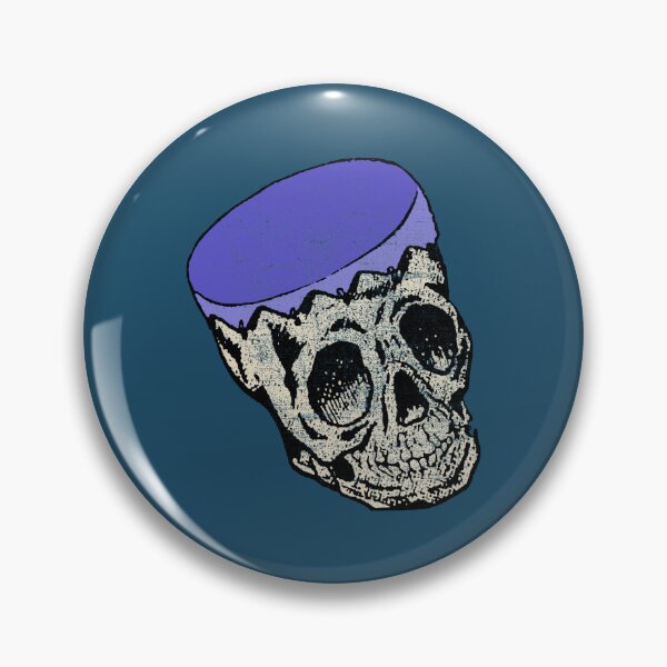 Item preview, Vintage Blue Skull Drum Retro Horror Drummer Gift  designed and sold by GoodDesignCo09.