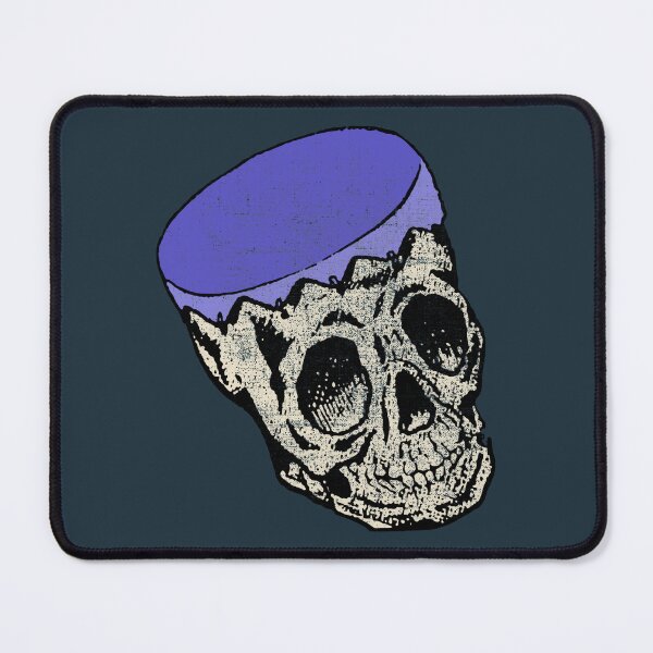 Item preview, Vintage Blue Skull Drum Retro Horror Drummer Gift  designed and sold by GoodDesignCo09.
