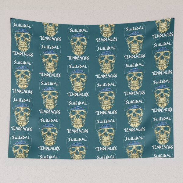 Item preview, SUICIDAL TENDENCIES LOGO SKULL NEW BLACK designed and sold by GoodDesignCo09.