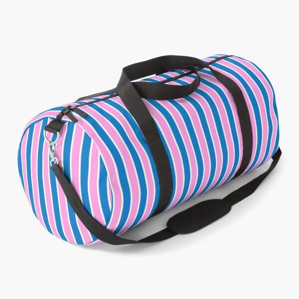 Item preview, Blue and Pink and Thin White Stripes Pinstripes designed and sold by OneThreeSix.