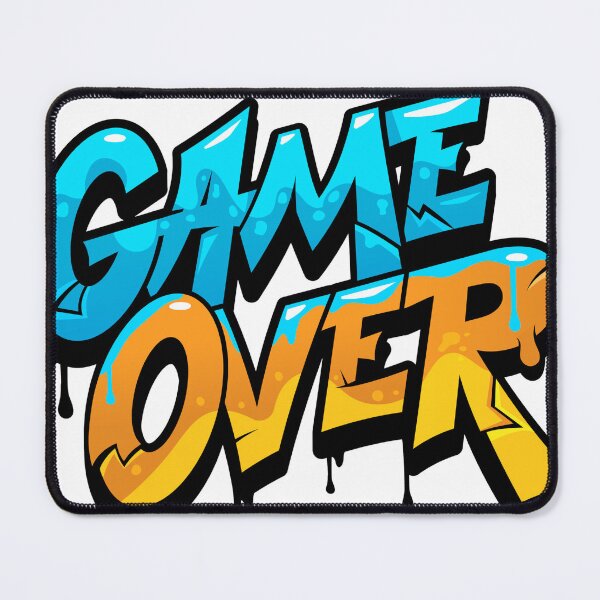 Item preview, game over designed and sold by Pop Drop Shop .