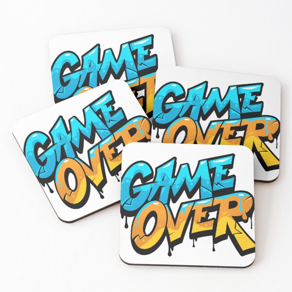 Item preview, game over designed and sold by Pop Drop Shop .