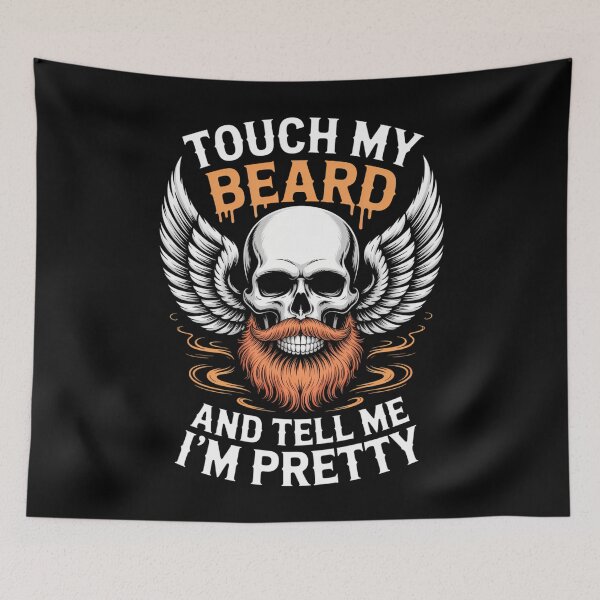 Item preview, Bearded Skull Halloween Funny Joke designed and sold by WalshDrawnLaugh.