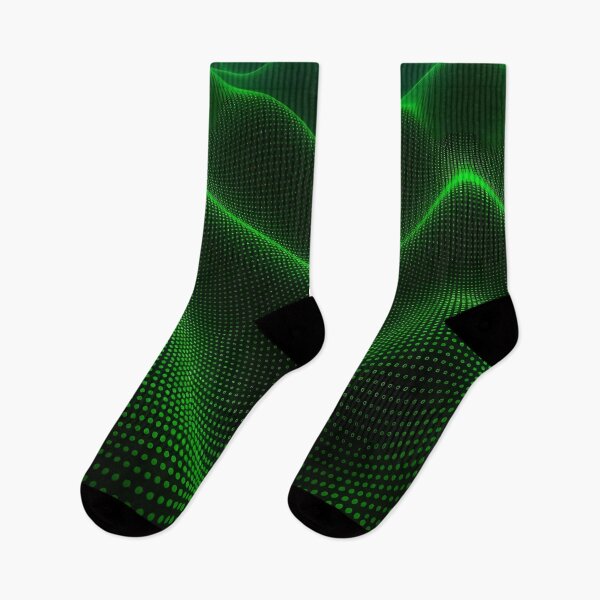Item preview, Waves, Sinusoidal, Green Matrix. Symbols Pixels Digital, Repeated Patterns Textures  designed and sold by Digital-Davinci.