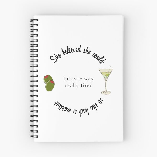 Item preview, She believed she could but she had a martini designed and sold by Swigalicious.