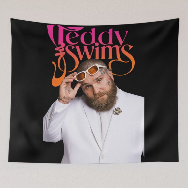 Item preview, Teddy Swims – Retro Soul Artistic Portrait Design designed and sold by DamianRoy88.