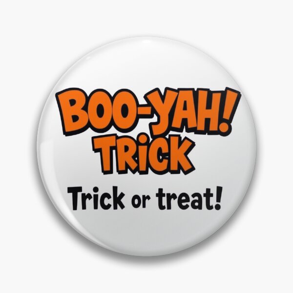 Item preview, Boo-yah! Trick or Treat! Playful Halloween Text Poster designed and sold by PixelVibe782.