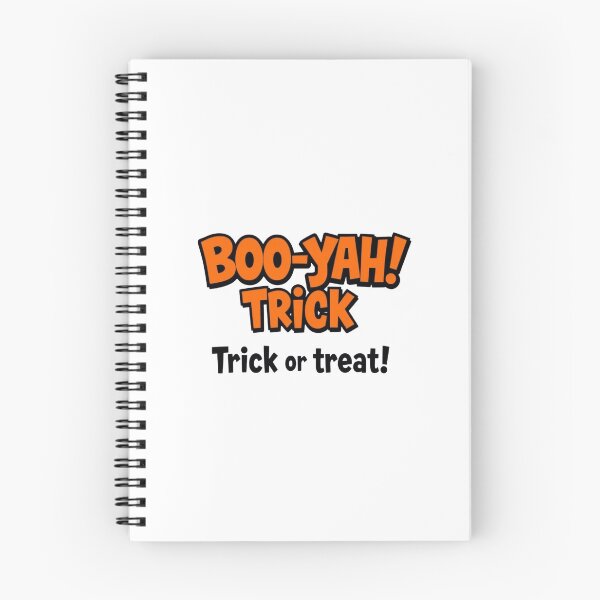 Item preview, Boo-yah! Trick or Treat! Playful Halloween Text Poster designed and sold by PixelVibe782.