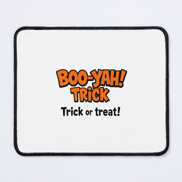 Item preview, Boo-yah! Trick or Treat! Playful Halloween Text Poster designed and sold by PixelVibe782.