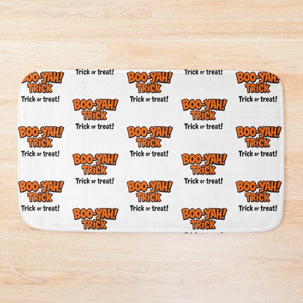 Item preview, Boo-yah! Trick or Treat! Playful Halloween Text Poster designed and sold by PixelVibe782.