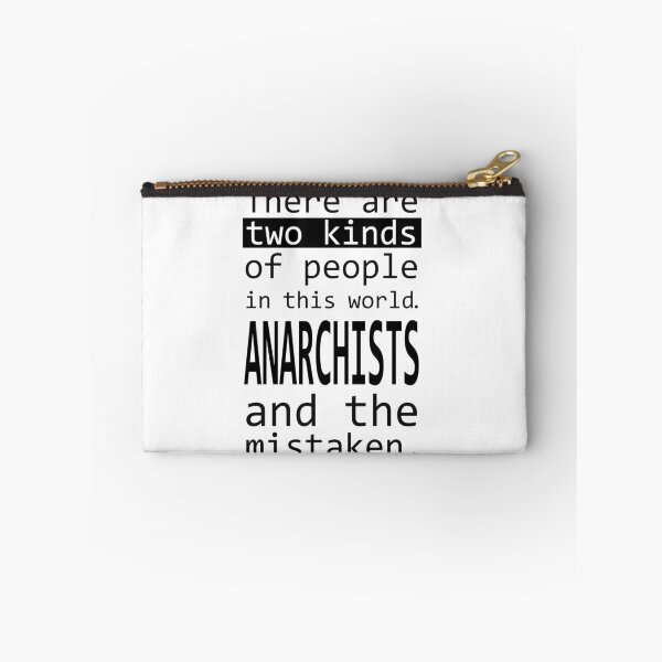 Aperçu de l'œuvre Deux types de personnes - les anarchistes et les faux créée et vendue par GetItGiftIt.