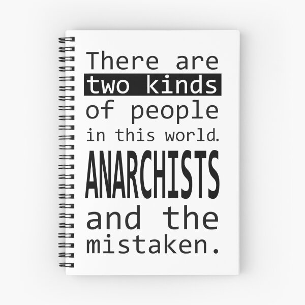 Item preview, Two kinds of people - ANARCHISTS and the mistaken designed and sold by GetItGiftIt.