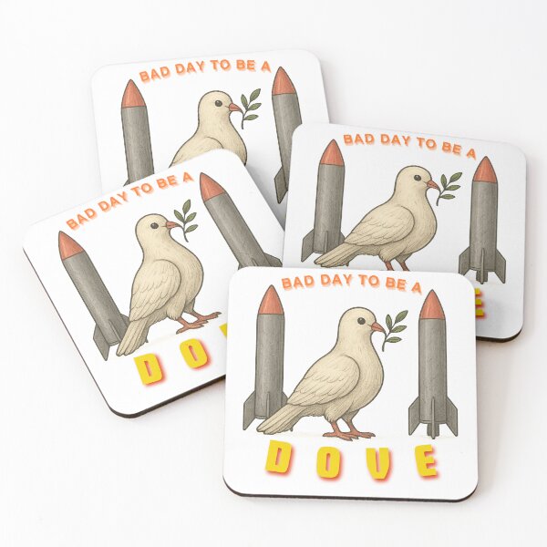 Item preview, Bad Day To Be A Dove Anti War Design  designed and sold by Alicja Wieczorek.