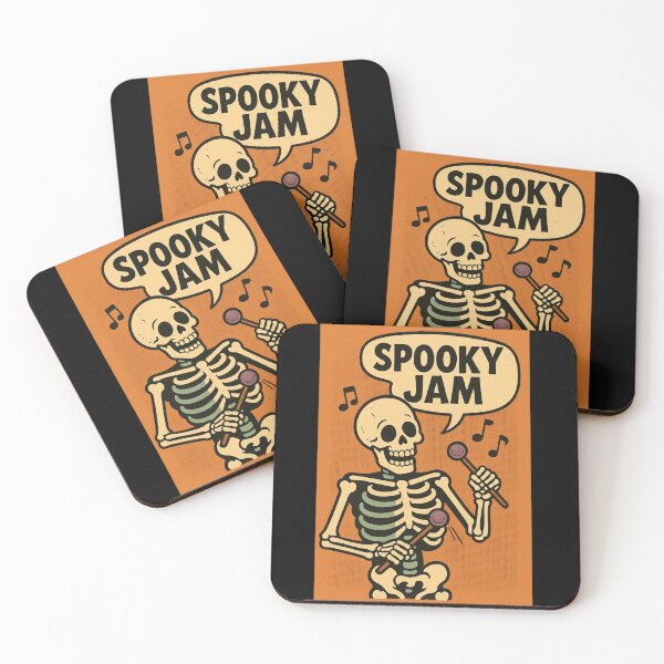 Item preview, Retro 1960s Comic Halloween Horror Art- Skeleton Xylophone Joke designed and sold by JacobKAurumhead.