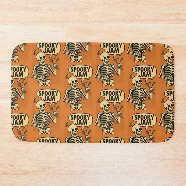 Item preview, Retro 1960s Comic Halloween Horror Art- Skeleton Xylophone Joke designed and sold by JacobKAurumhead.