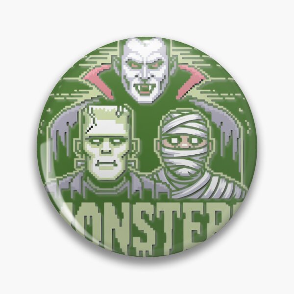 Item preview, Pixel Monsters Retro Horror Icon Collection designed and sold by Denise Maxwell.