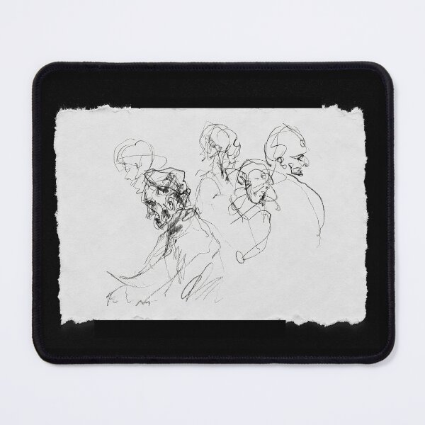 Item preview, Land of Confusion Abstract Sketch designed and sold by SleekLineSketches.