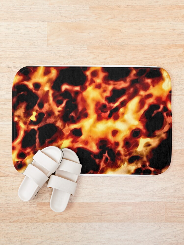 Thumbnail 1 of 6, Bath Mat, Tortoiseshell Pattern designed and sold by foxstudio2000.