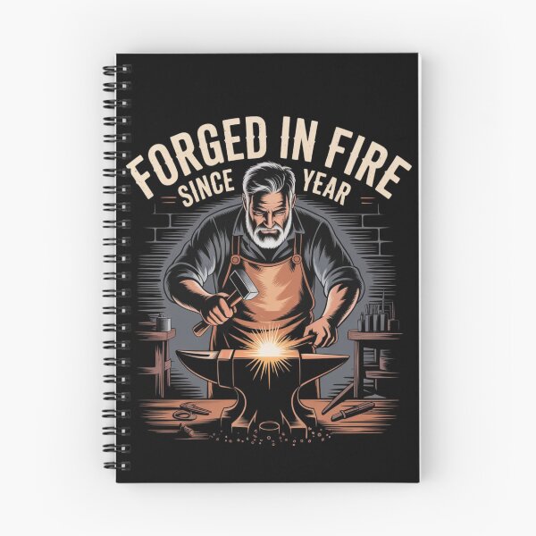 Item preview, Blacksmith – Forged in Fire Since [Year] | Vintage Artisan T-Shirt   designed and sold by teevoxx.