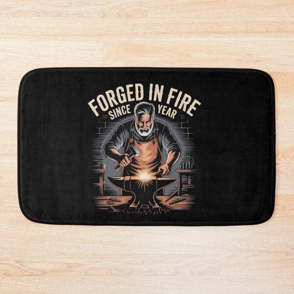 Item preview, Blacksmith – Forged in Fire Since [Year] | Vintage Artisan T-Shirt   designed and sold by teevoxx.