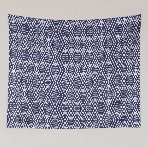 Item preview, White Line Geometric Diamond Pattern designed and sold by Goodgame Studio.