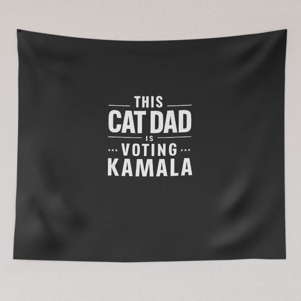 Item preview, Cat-Dad-Voting-For-Kamala-President-Harris-2024-Vote-Blue designed and sold by easleynv.