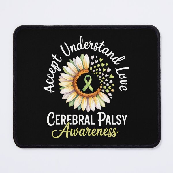 Item preview, Accept Understand Love Sunflower Cerebral Palsy CP Awarenes designed and sold by DoorwayThreads.