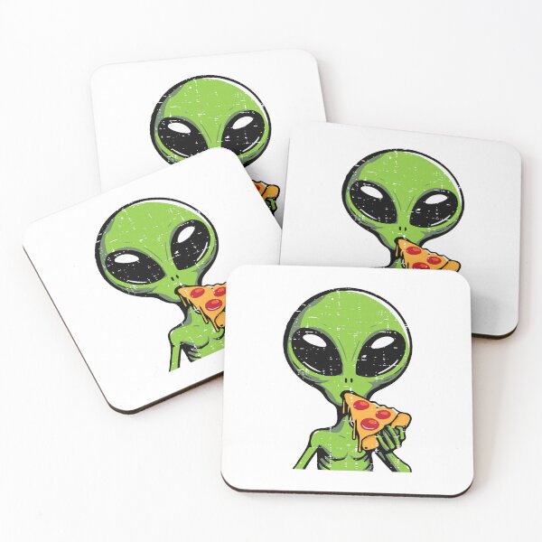 Item preview, Alien Eating Pizza designed and sold by Nguyetxxm2.