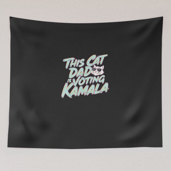 Item preview, Cat-Dad-Voting-Kamala-Harris-For-President-2024-Vote-Blue designed and sold by easleynv.