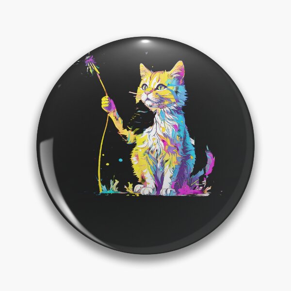 Item preview, Cat-Dandelion-Flower designed and sold by easleynv.