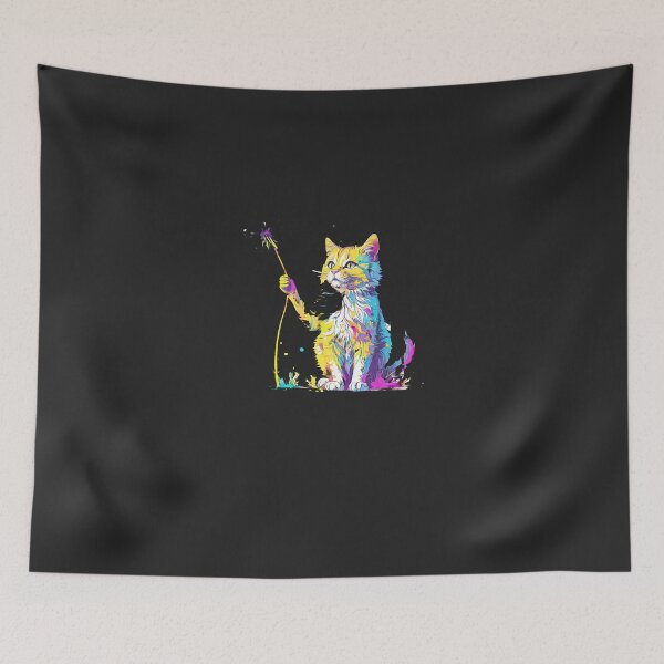 Item preview, Cat-Dandelion-Flower designed and sold by easleynv.