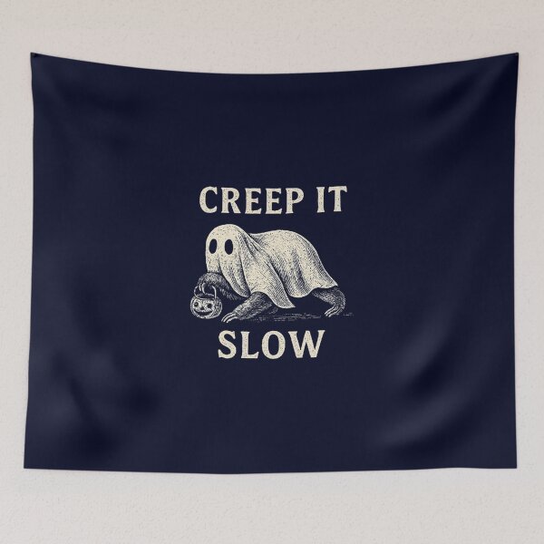 Item preview, A funny boo sloth halloween (creep it slow) designed and sold by halazidan.