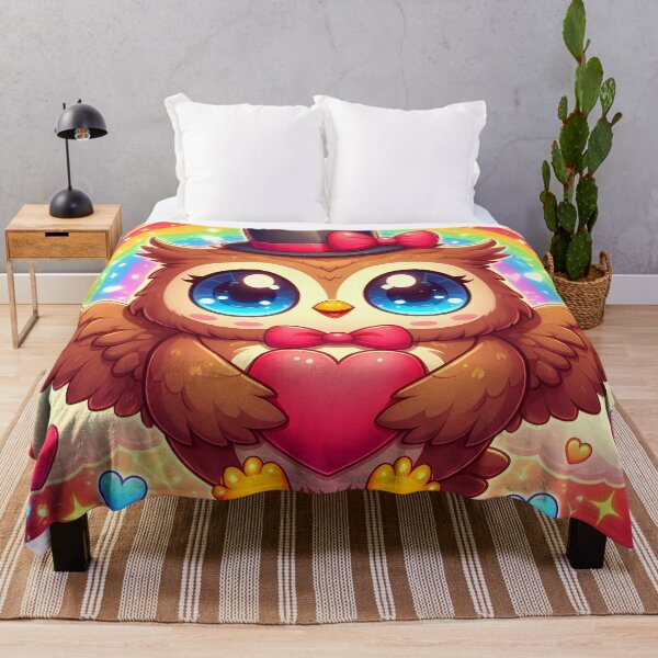 Item preview, Cute Owl with Rainbow and Heart designed and sold by Jbl55.