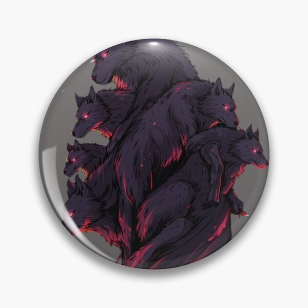 Artikelvorschau, Dark Fantasy Wolf Hydra entworfen und verkauft von Songmooh.