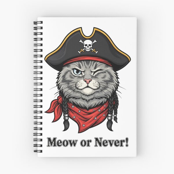 Item preview, Meow or Never – Pirate Cat Design designed and sold by Iuqiune.