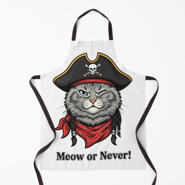 Item preview, Meow or Never – Pirate Cat Design designed and sold by Iuqiune.