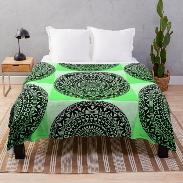 Item preview, Pastel watercolor Green Mandala Pattern Abstract Geometric Sacred Geometry Spiritual Zen designed and sold by DivineMandala.