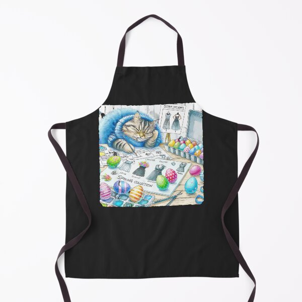 Item preview, Cat-Designer-Brainstorming-Easter-Collection-Ideas.-Spring designed and sold by easleynv.