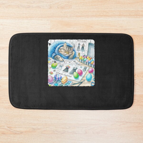 Item preview, Cat-Designer-Brainstorming-Easter-Collection-Ideas.-Spring designed and sold by easleynv.