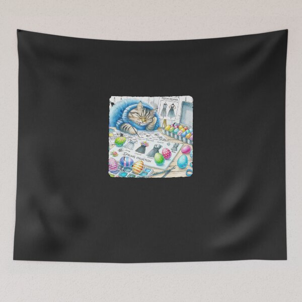 Item preview, Cat-Designer-Brainstorming-Easter-Collection-Ideas.-Spring designed and sold by easleynv.