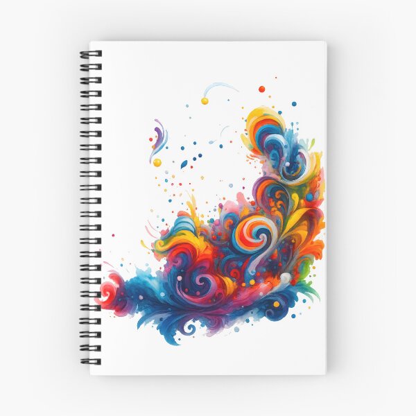 Item preview, Colourful swirls of imagination designed and sold by FreddyE.