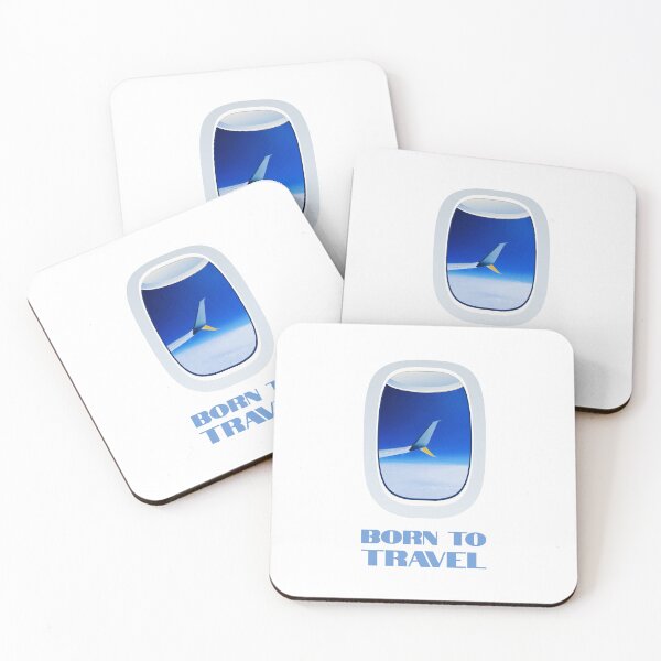 Item preview, Born to Travel | Airplane Window View | Travel Lover Design designed and sold by ROD.