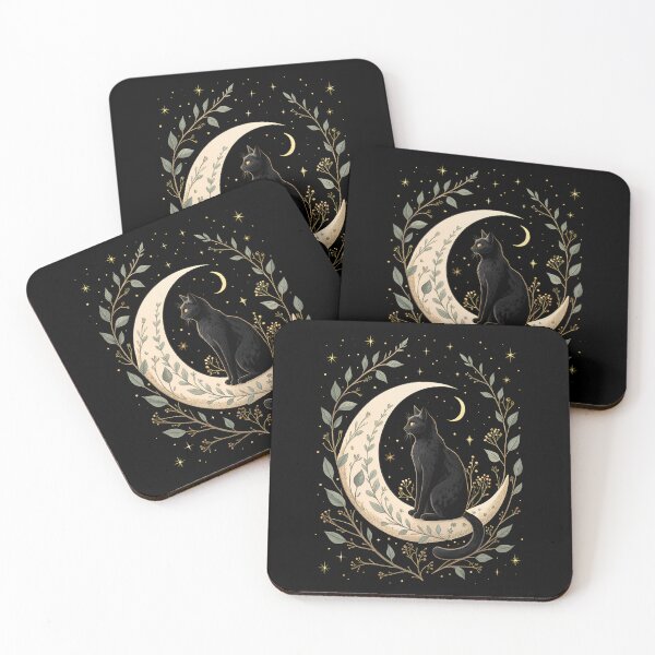 Item preview, Lunar Black Cat designed and sold by SolombraArt.