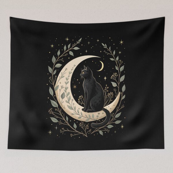 Item preview, Lunar Black Cat designed and sold by SolombraArt.