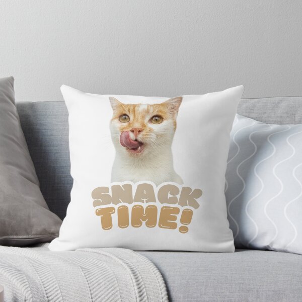 Aperçu de l'œuvre Chat mignon et drôle qui se lèche la langue créée et vendue par MemeProd.